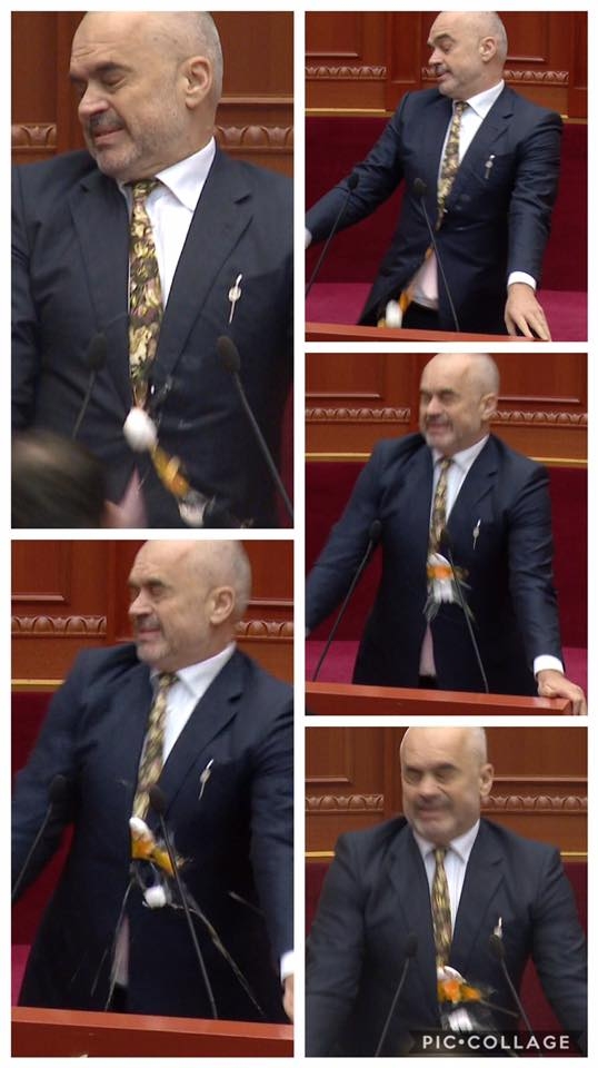 VIDEO- Haos u albanskoj skupštini: Rama napadnut jajima