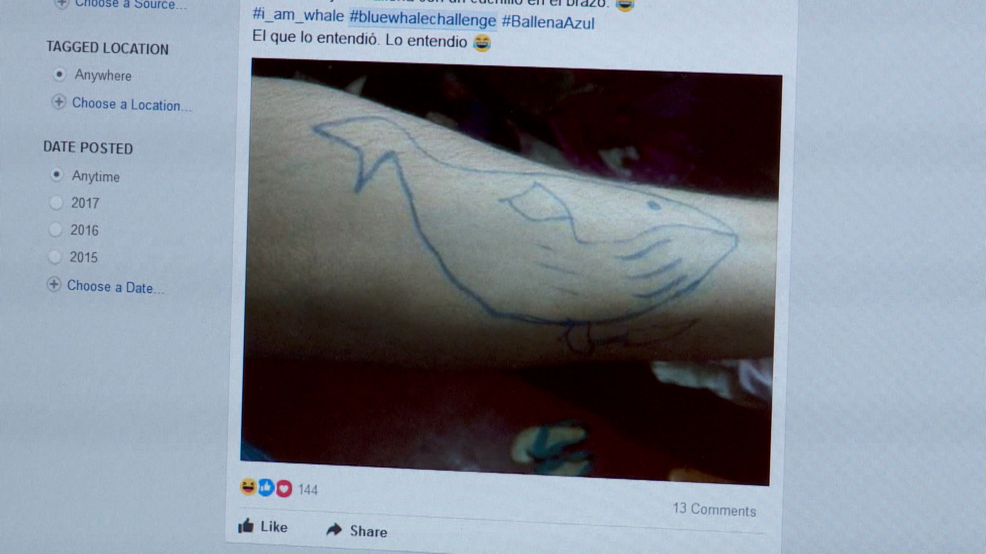 Objesio se četrnaestogodišnji dječak, mještani tvrde da je žrtva igrice “Plavi kit”