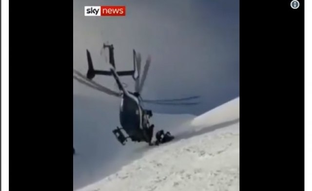 VIDEO: Nevjerovatan snimak spasavanja skijaša!