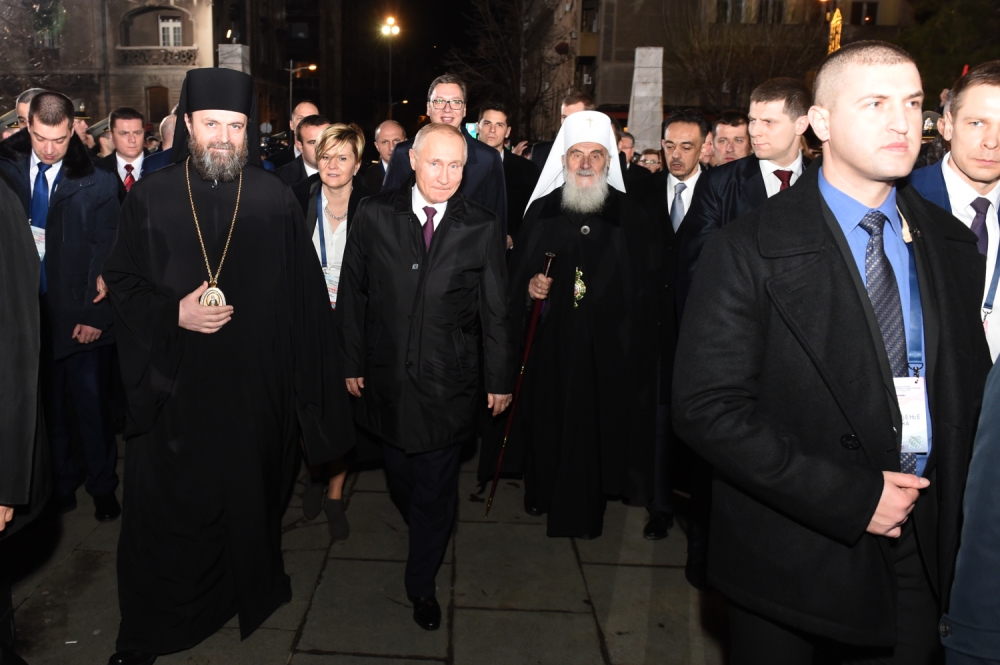 Putin prekršio protokol: Sreo se sa Šešeljem u Hramu Svetog Save, evo šta je ruski predsjednik prvo uradio