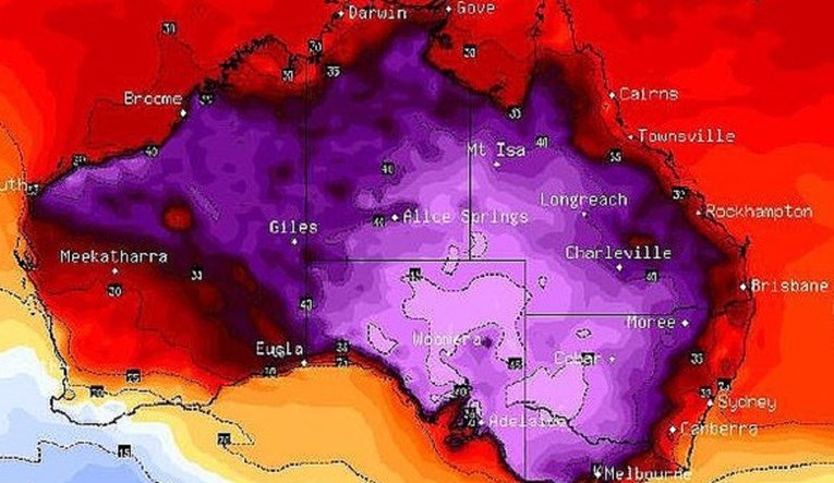 Australiju čeka nedjelja iz pakla, tempereature preko 40 stepeni