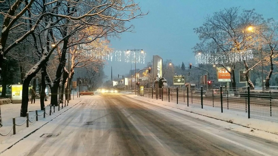 VIDEO: Podgorica osvanula pod snijegom