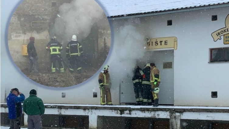 Gori najveći džoint u Hrvatskoj: Vatrogasci gase požar u skladištu s konopljom