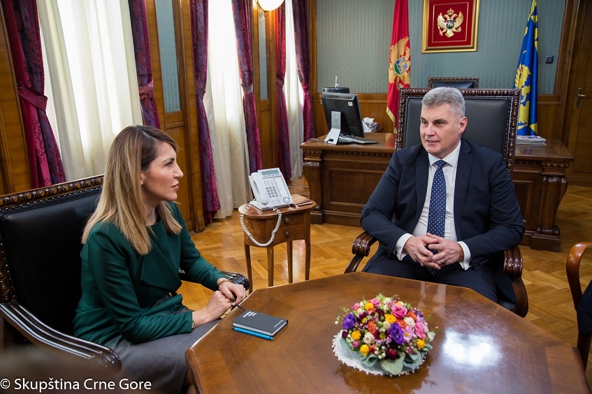 Predsjednik Skupštine primio je generalnu sekretarku Savjeta za regionalnu saradnju