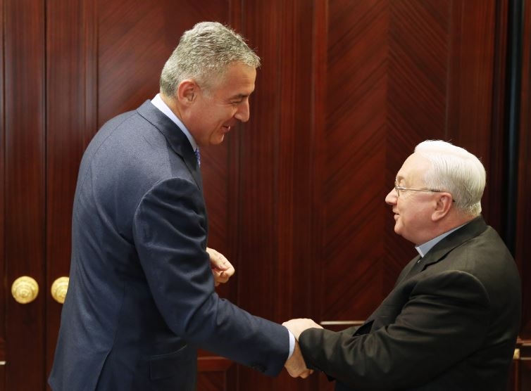 Đukanović primio apostolskog nuncija monsinjora Luiđija Pecuta