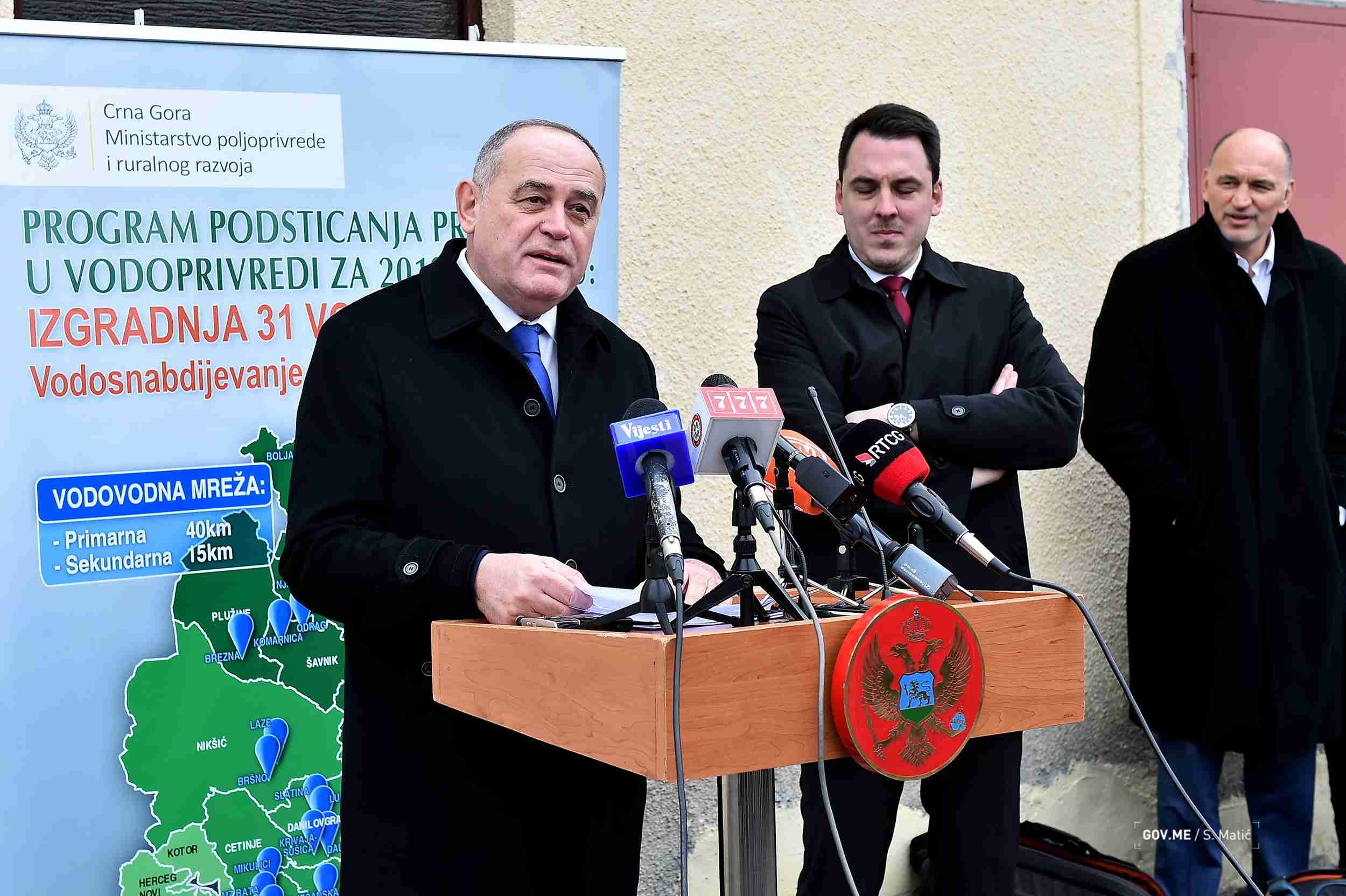 Simović u Lješanskoj nahiji: Za ovu godinu više od milion eura za izgradnju seoskih vodovoda