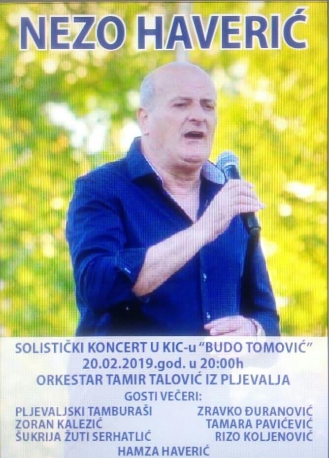 KIC: Solistički koncert cnogorskog umjetnika Neza Haverića u srijedu