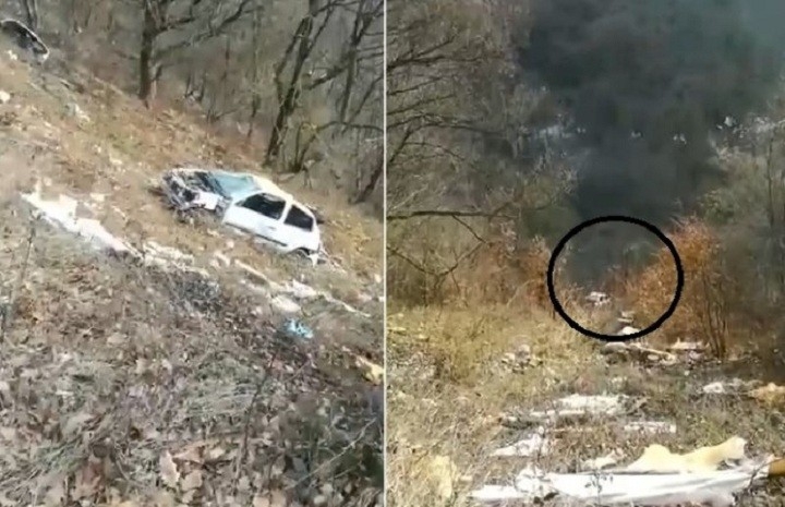 (VIDEO) Bijelo Polje: Vozilo sletjelo sa puta, četiri osobe povrijeđene