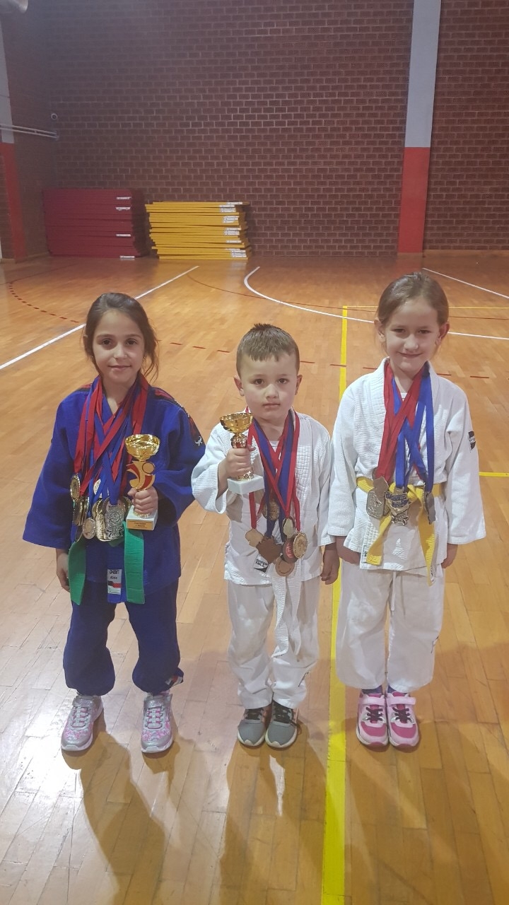 Više medalja nego kilograma: Emil, Lina i Belma budućnost crnogorskog džudo sporta