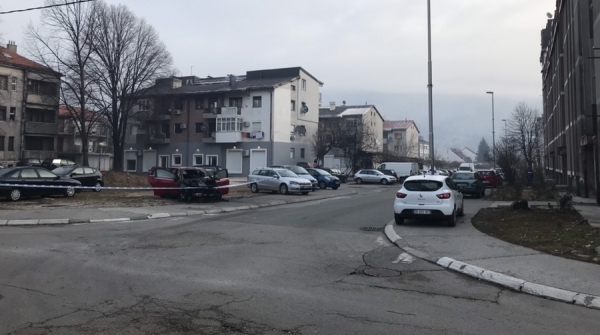 Zapaljen automobil na Cetinju