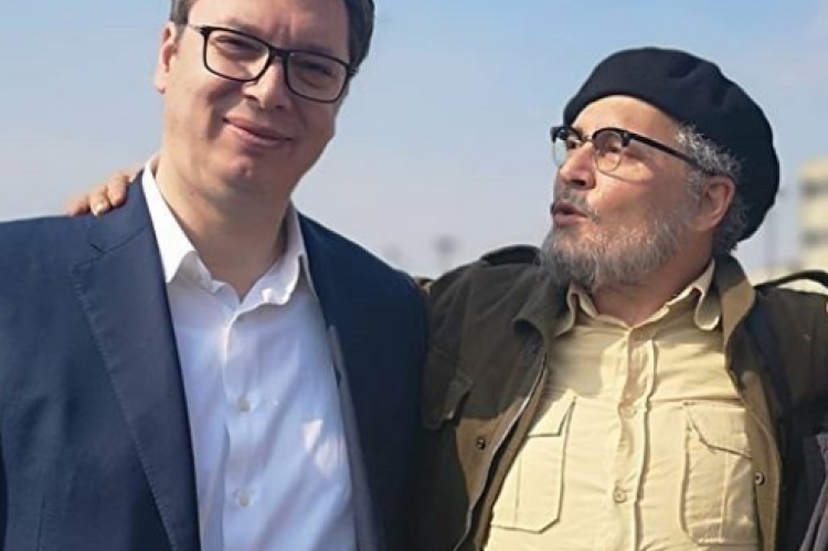 Vučić na filmskom setu sa Džonijem Depom