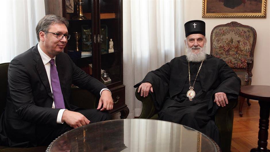 Državni vrh Srbije s patrijarhom: Srpski narod na Kosovu nećemo ostaviti na cijedilu