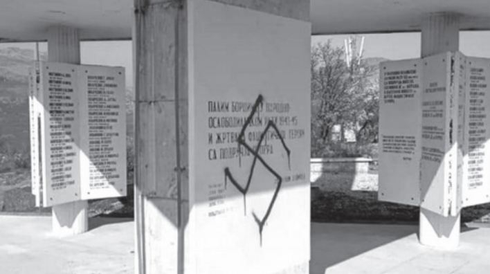 Oskrnavljen spomenik na Trijepču: Kukasti krst šamar antifašističkoj Crnoj Gori