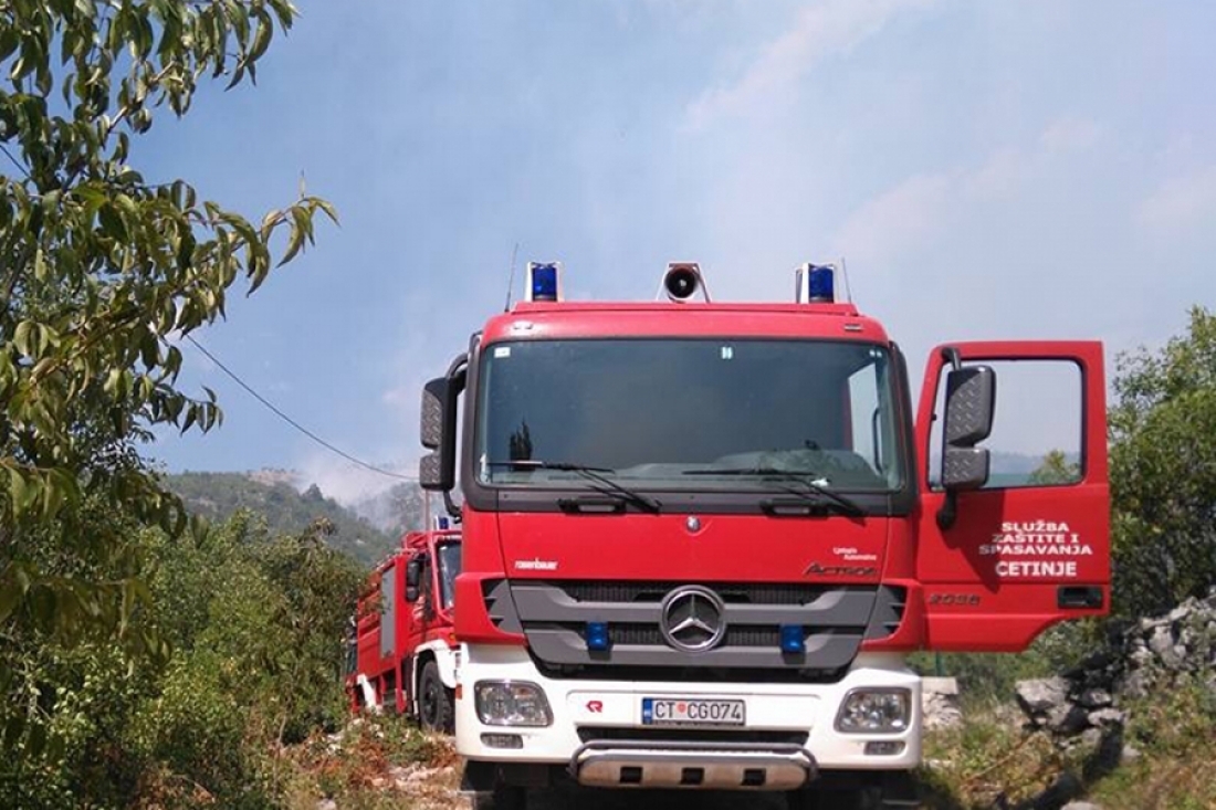 Cetinje: Nekoliko požara zbog paljenja vatre na otvorenom