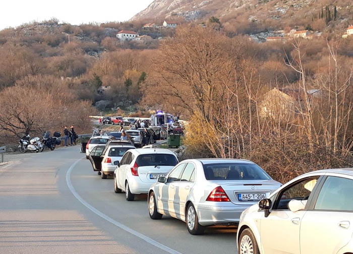 Motociklista teško povrijeđen na putu Herceg Novi – Trebinje