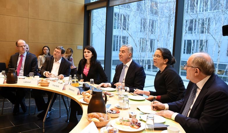 Đukanović sa njemačkim poslanicima: Želimo da na Balkanu važe evropska pravila