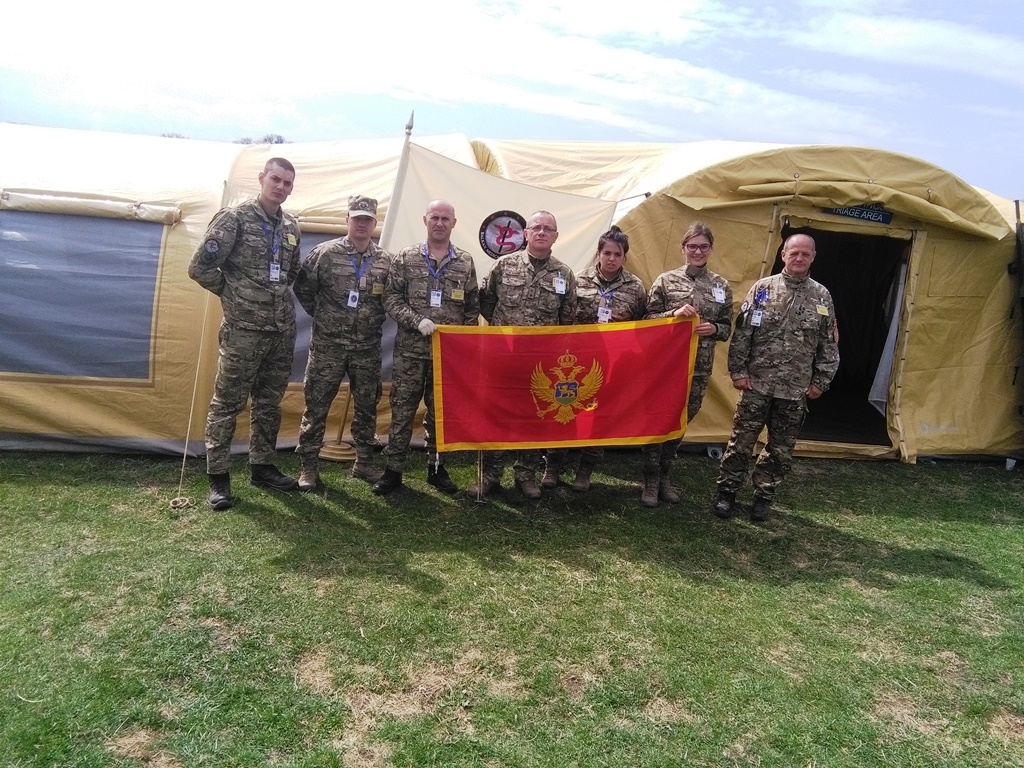 Vojska Crne Gore na vojnoj vježbi “Snažni ratnik 19”
