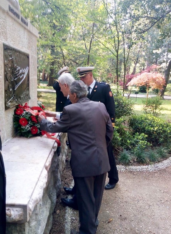 Predstavnici Mornarice VCG na obilježavanju 78 godina herojskog čina Spasića i Mašere