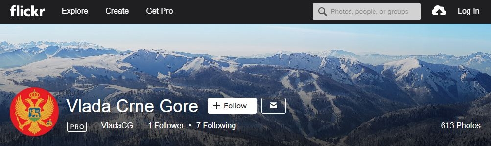 Vlada Crne Gore od danas na aplikaciji Flickr