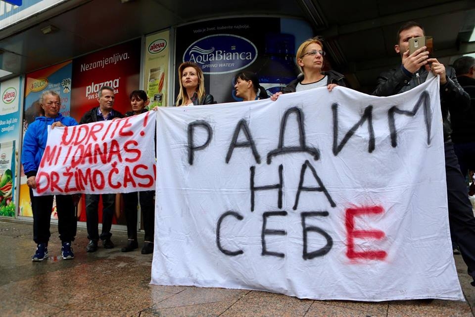 Aktivisti pokreta “Odupri se” okupirali Tužilaštvo, traže da se procesuiraju “napadači” iz CEDIS-a