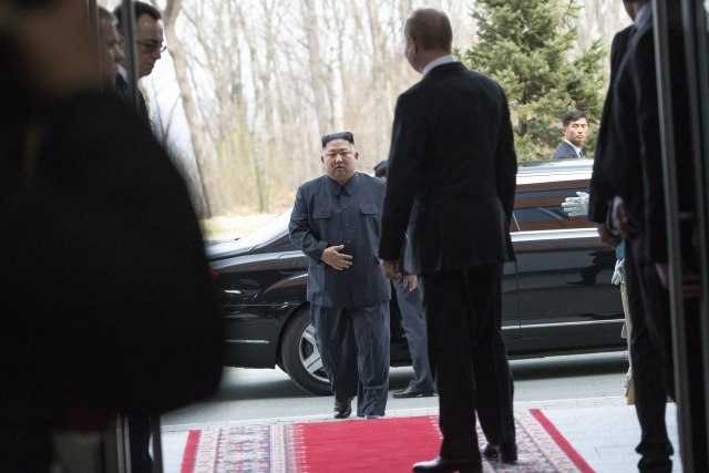 Kim i Putin oči u oči, prvi put