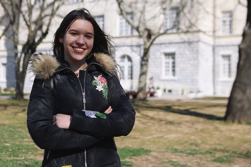 Milica Vušanović na edukativnom kampu univerziteta Yale u SAD-u