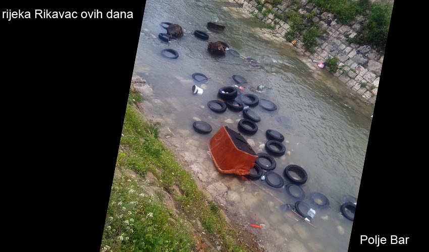 Gume bačene u rijeku Rikavac