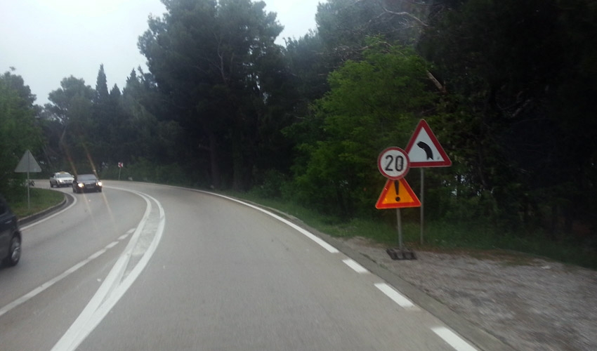 Ograničnje brzine kod Ratca