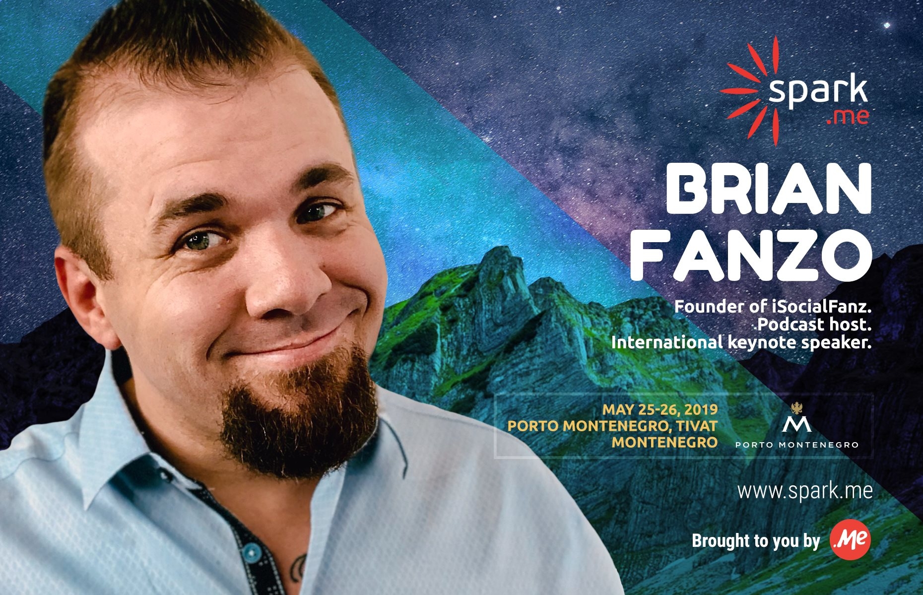 Brajan Fanzo novi Spark.me 2019 govornik