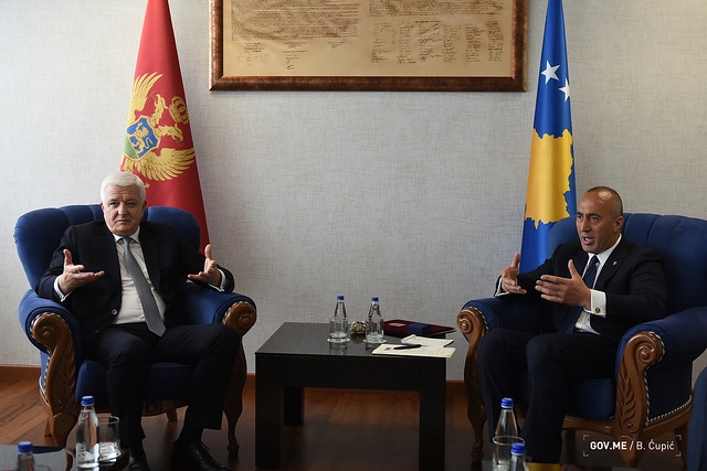 Marković – Haradinaj: CG i Kosovo njeguju prijateljske odnose, ciljevi evroatlantski i jače infrastrukturno povezivanje