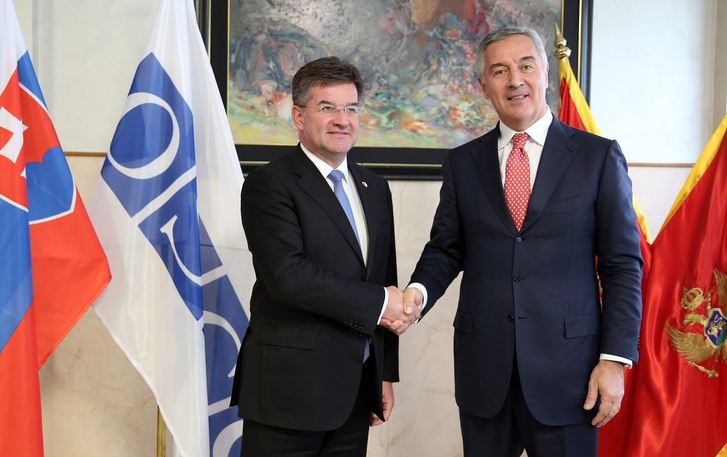Đukanović-Lajčak: Za evropsku stabilnost veoma važno rješavanje otvorenih pitanja na Zapadnom Balkanu