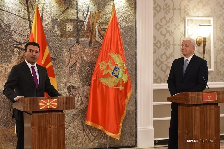 Premijeri Marković i Zaev: Crna Gore i Sjeverna Makedonija su primjer zemalja kontinuiranog prijateljstva i međusobnog pomaganja
