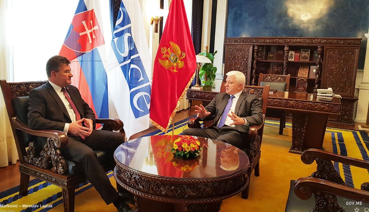 Marković- Lajčak: CG partner od povjerenja OEBS-a koji posvećeno ispunjava svoje obaveze