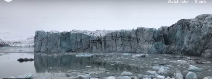 VIDEO: Obrušio se glečer na Islandu, turisti morali da bježe