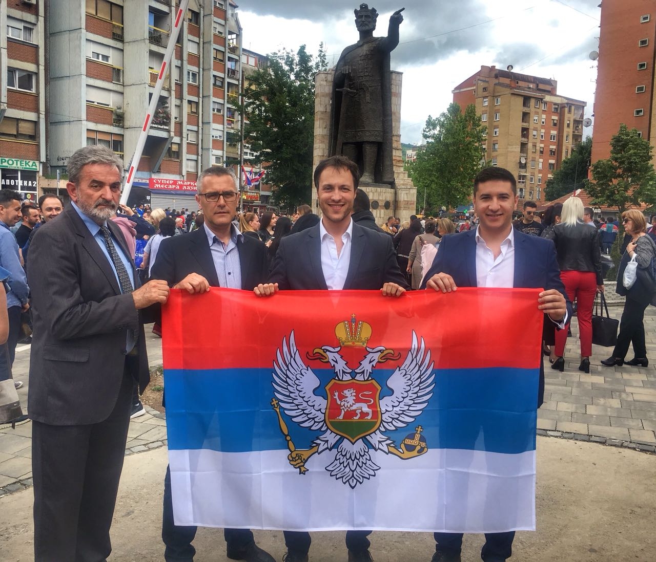Milačić stigao na Kosovo: “Braćo Srbi, prava Crna Gora je uz vas”