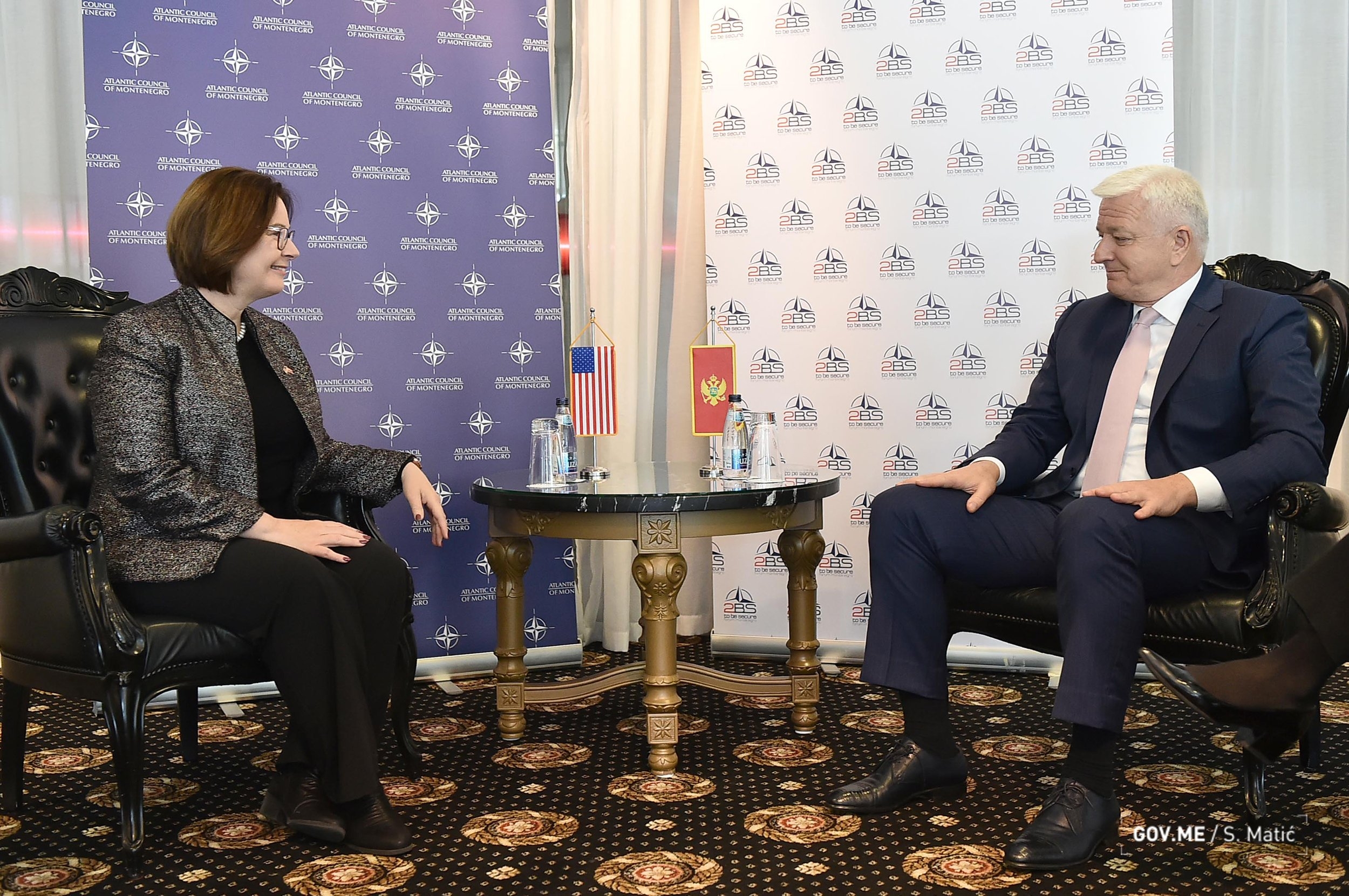 Marković – Rajnke: Crna Gora i SAD partneri u očuvanju bezbjednosti i stabilnosti regiona
