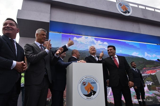 Marković sa zvaničnicima Kosova i Sjeverne Makedonije otvorio Autoput Priština – Elez Han