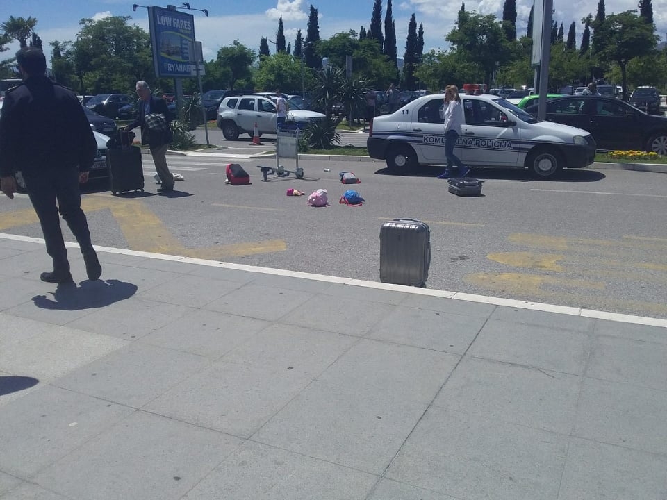 (FOTO) Podgorica: Oboren dječak na pješačkom prelazu