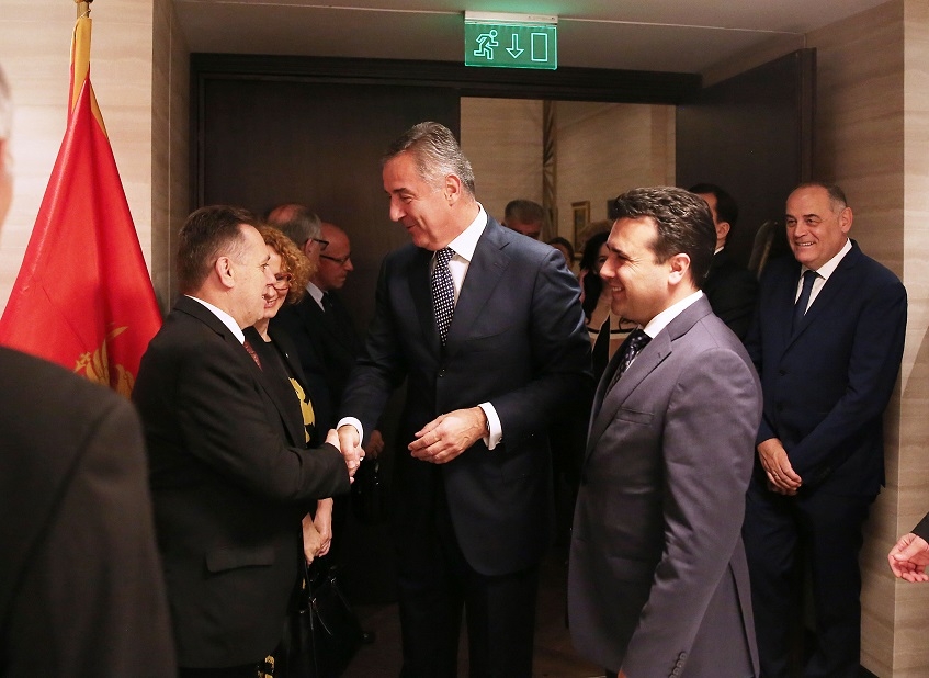 Đukanović-Zaev: Uzorni odnosi Crne Gore i Makedonije nijesu imali zastoja čak ni u vremenu raspada bivše Jugoslavije