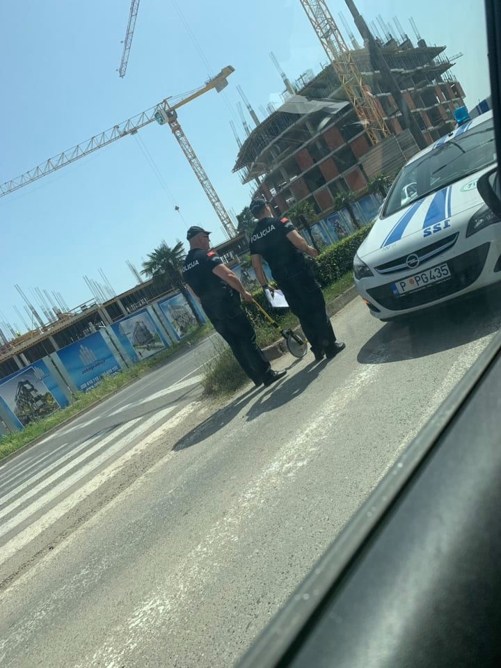 Oboren pješak kod Capital plaze