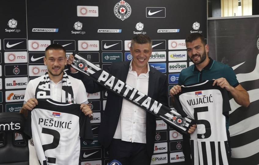 Partizan predstavio Pešukića i Vujačića