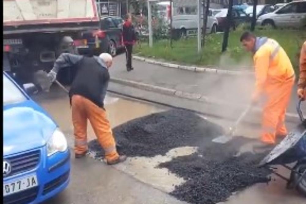 Novi šok snimak iz Novog Pazara! Region još bruji o videu sa smećem, a sad svi u nevjerici gledaju asfaltiranje ulice