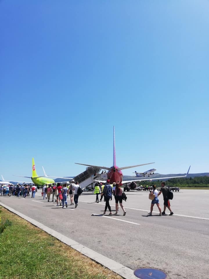 Orlandić: Aerodrom Tivat ruši rekorde, samo danas biće opsluženo preko 11 hiljada putnika