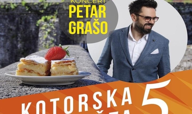 Na “Kotorskoj pašti 5” koncert Petra Graša