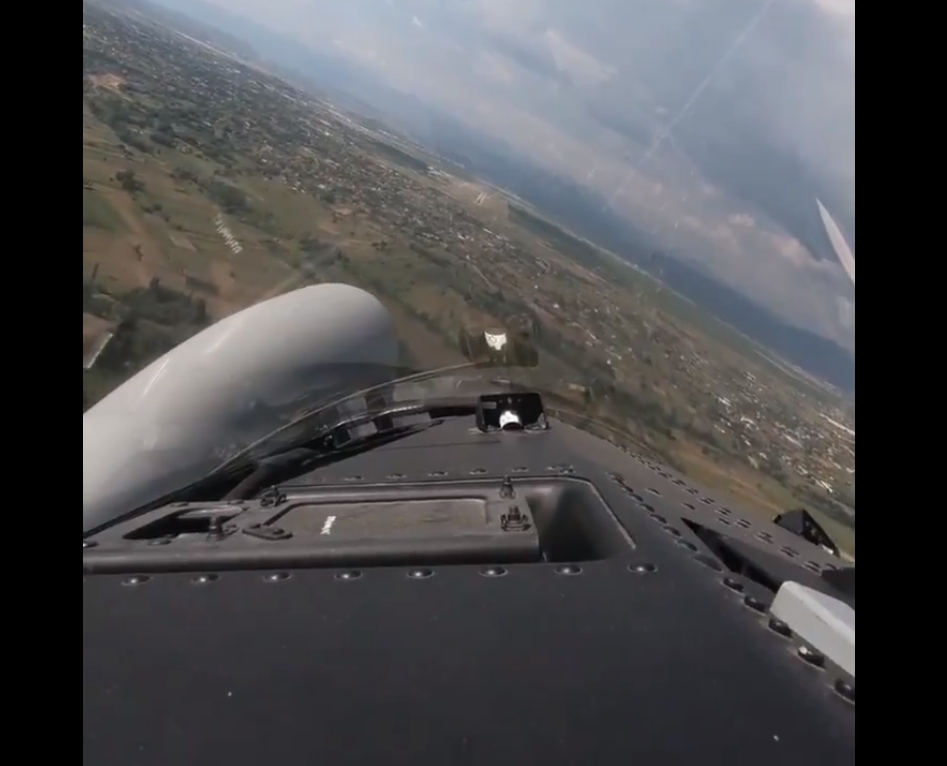 VIDEO: Pogledajte kako izgleda Crna Gora snimljena iz kabine NATO borbenog aviona