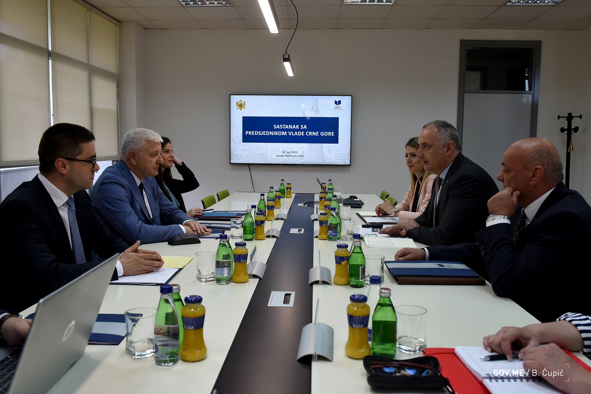 Marković u Rektoratu: Vlada u potpunosti podržava planirane dalje strateške iskorake Univerziteta Crne Gore