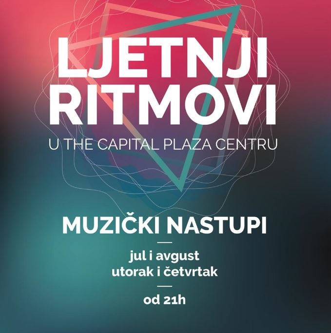 Ljeto u hotelu CentreVille: Muzički nastupi i povoljan meni tokom jula i avgusta