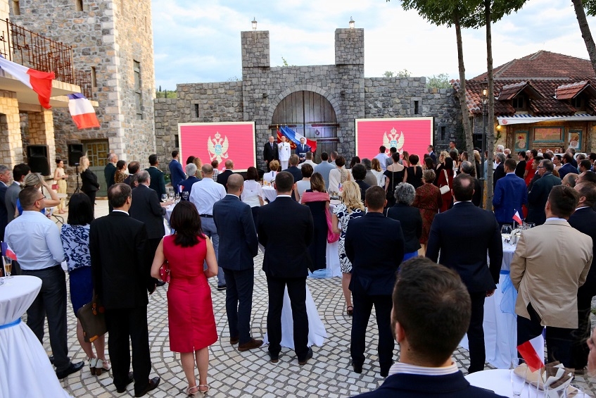 Proslavljen Dan Francuske u Podgorici: “Podržaćemo Crnu Goru jer ima energiju da sama upravlja svojom sudbinom”