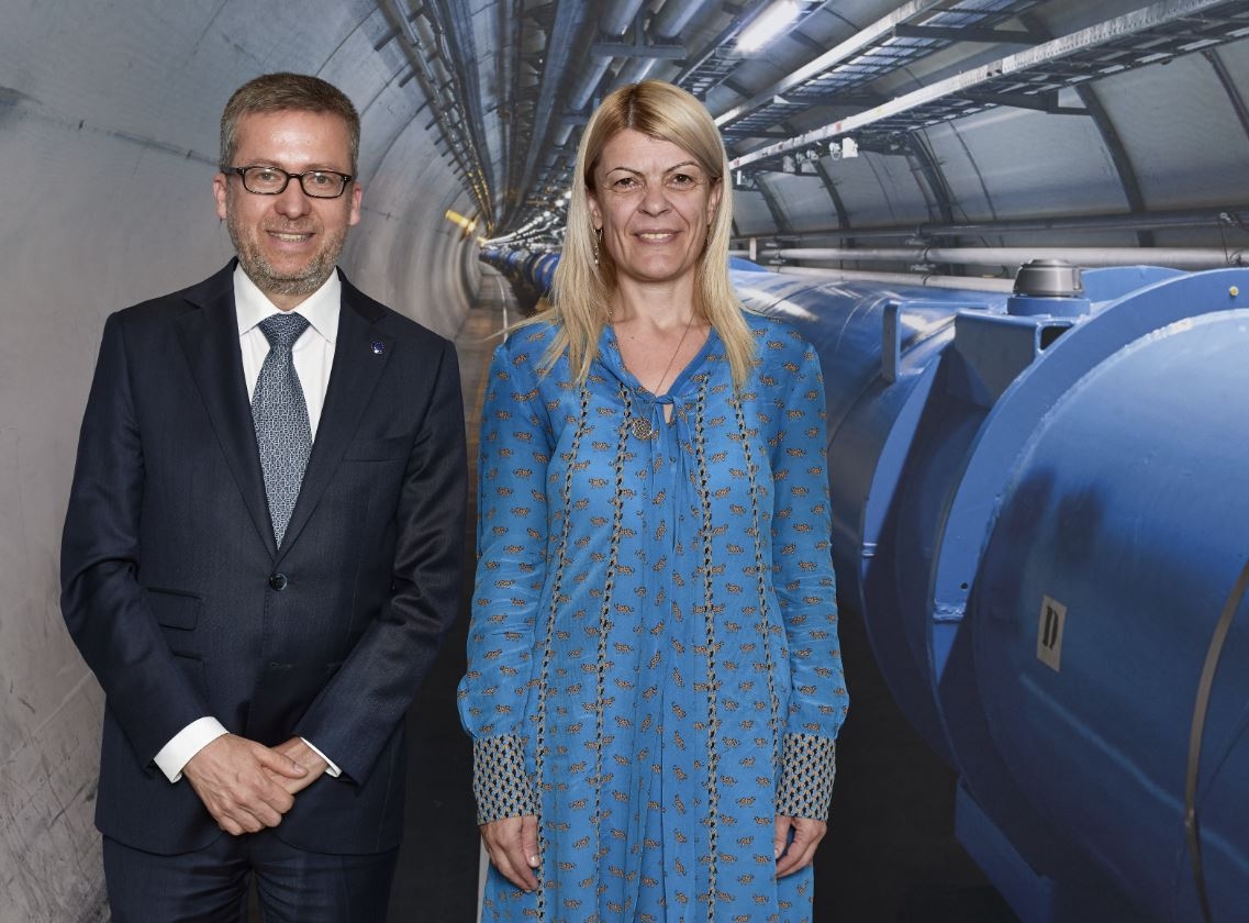 Damjanović sa komesarom Moedasom u CERN-u: SEEIIST izvanredan primjer “nauke za mir”