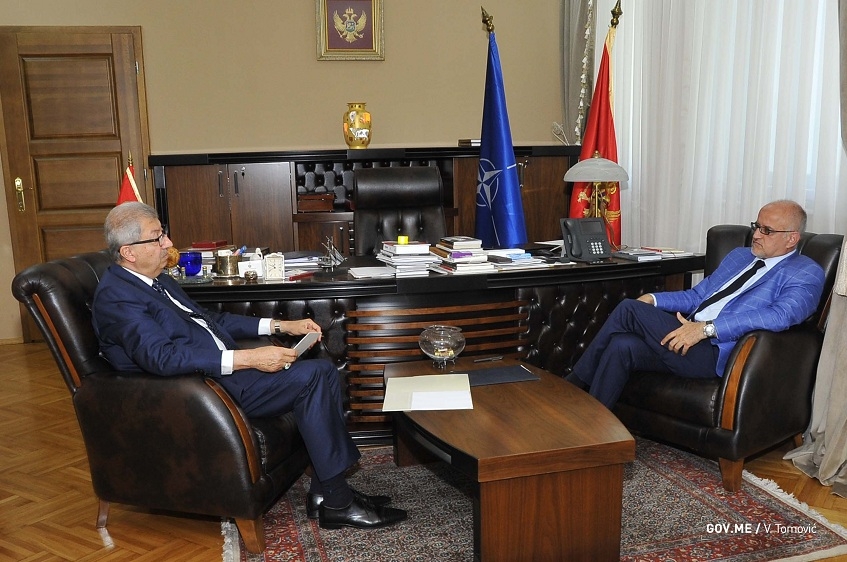 Darmanović primio u nastupnu posjetu ambasadora Republike Irak Fakhrija Hasana Mahdi Al Isu